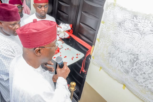 A speaker at the ribbon ceremony — 109th Annual Conference, Issa Williams Hall, Iponri, 31 October 2025.