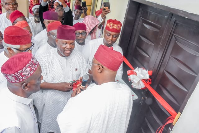 Participants at the ribbon-cutting ceremony — 109th Annual Conference, Issa Williams Hall, Iponri, 31 October 2025.
