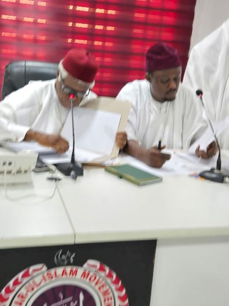 34th NEC Members at the Indiction
