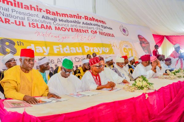 Photograph from 8th Day Fidau Prayer Our Late Former Chief Imam/Missioner, Alhaji Imam Ahmad Babatunde Yoosuf — DSC_6182.jpg