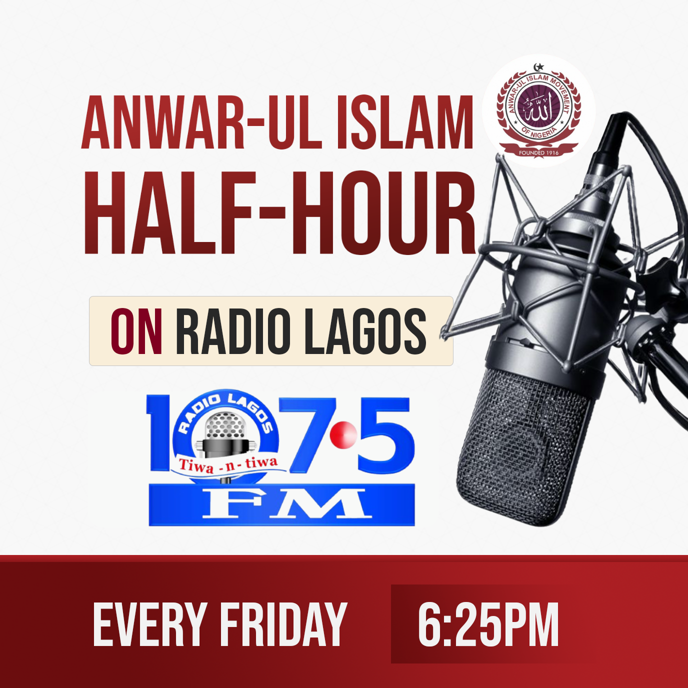 Anwar-Ul Islam Half-Hour on Radio Lagos